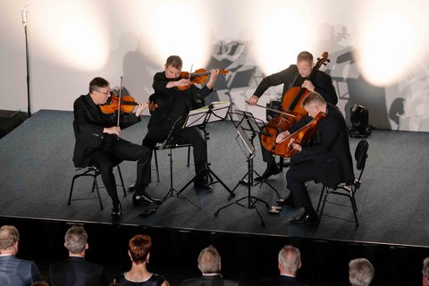 Jerusalem Quartet beim ersten Konzert seiner Residenz im Beethovenfest 2025 - © Nekame Klasohm